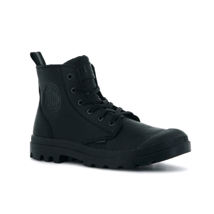 Palladium Pampa Zip Leather ESS Laarzen Dames Zwart | NL 40HUVIM